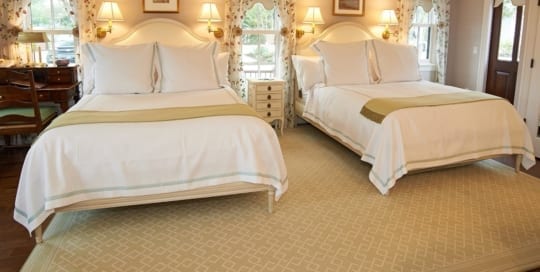 Two beds in guest house.