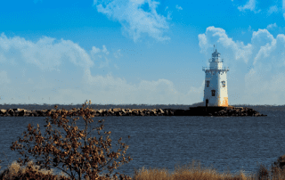 Old Saybrook Lighthouse in Connecticut.
